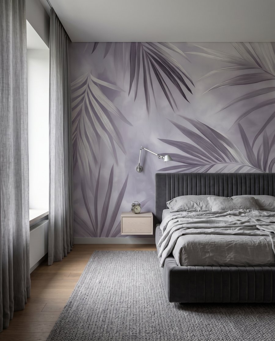 Palmové listy se kříží — interiér 3