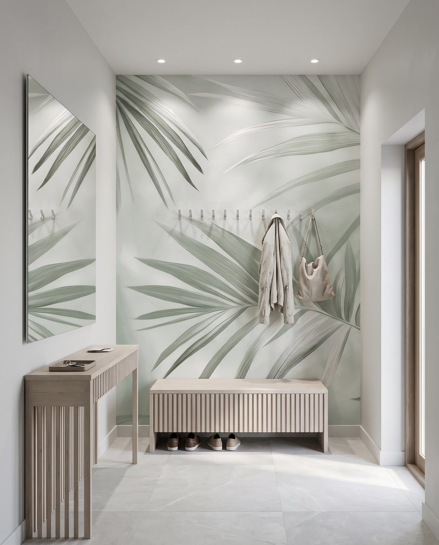 Palmové listy se kříží — interiér 5