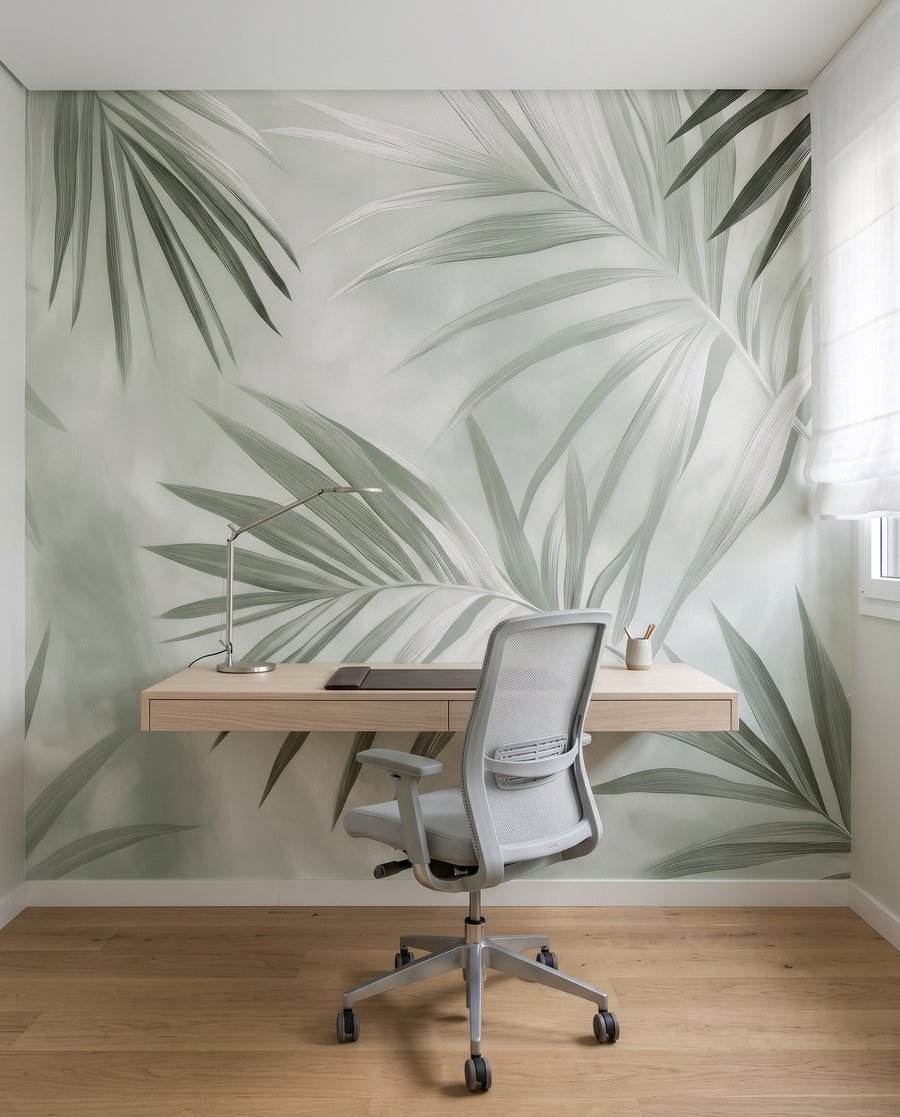 Palmové listy se kříží — interiér 9