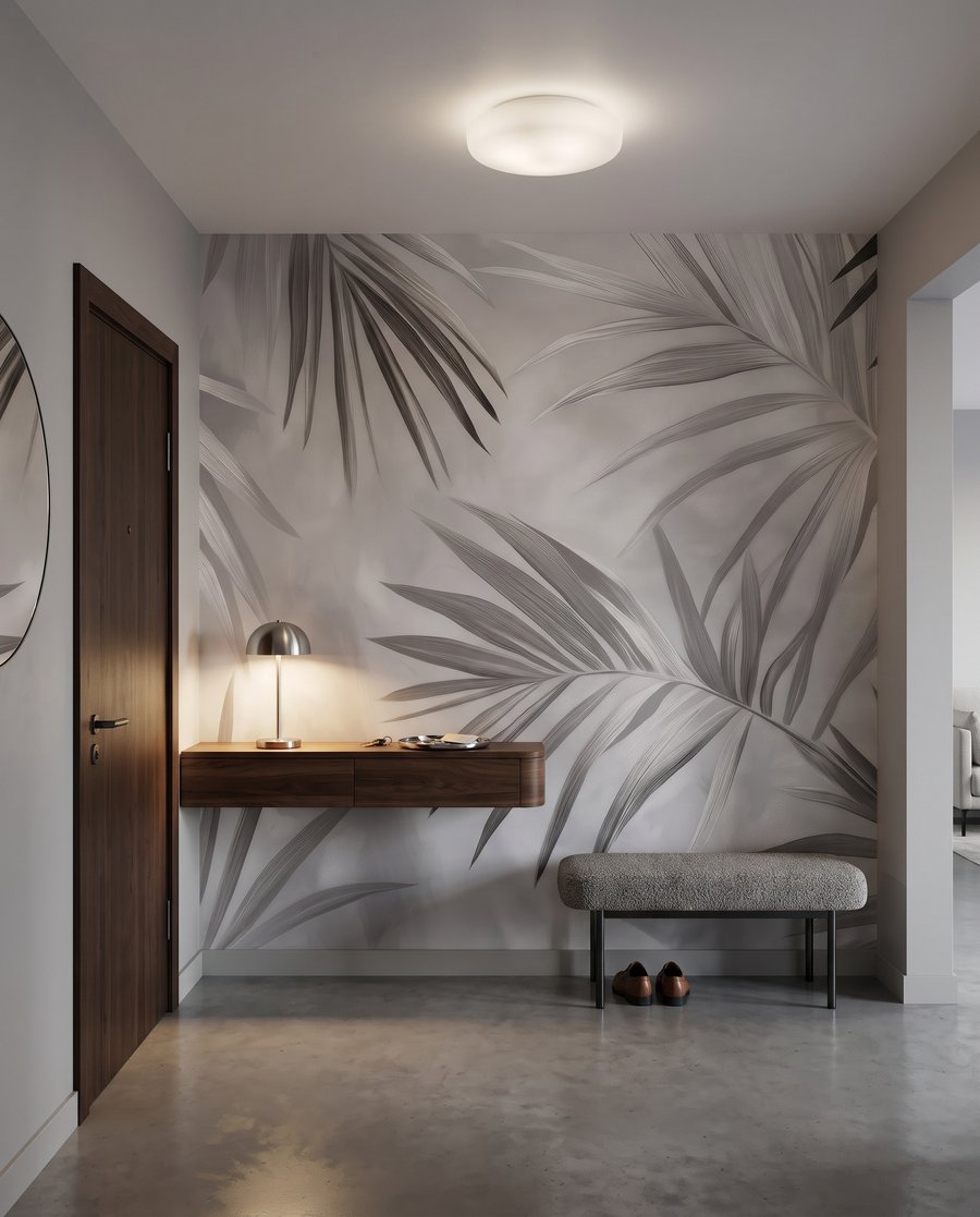 Palmové listy se kříží — interiér 6