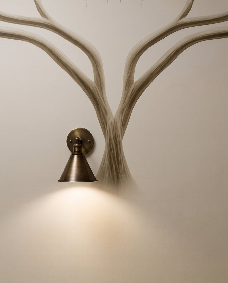 Tichý zimní strom — detail