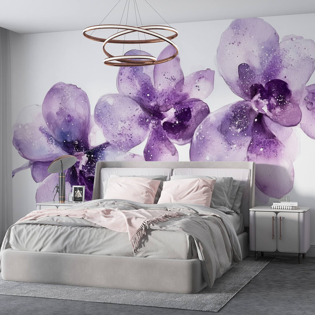 Orchideje v akvarelu — interiér 2