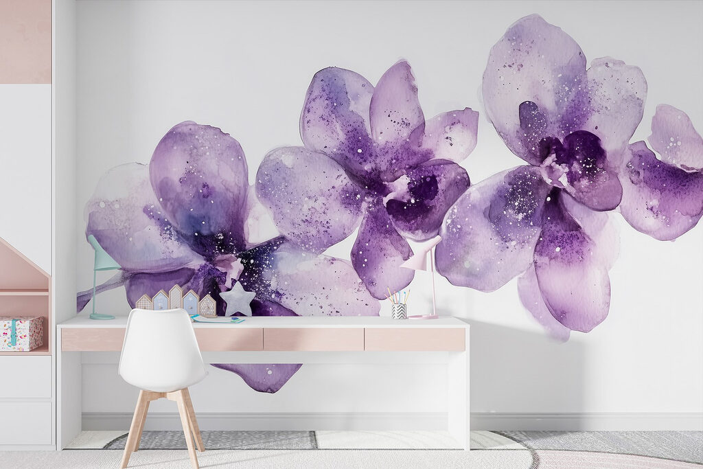 Orchideje v akvarelu — interiér 5