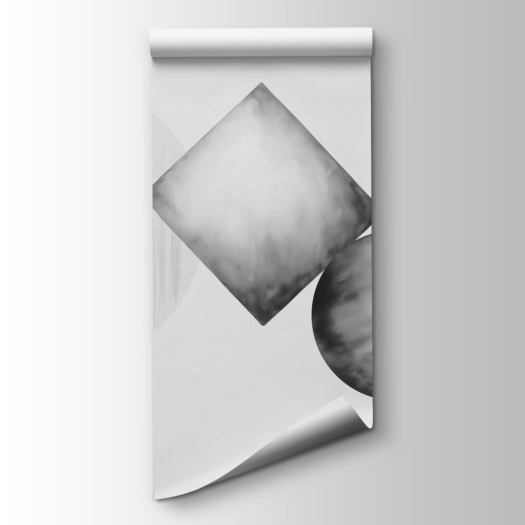 Šedé geometrické tvary — zobrazení produktu