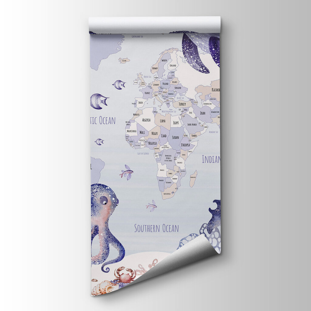 Mořský svět na mapě — zobrazení produktu