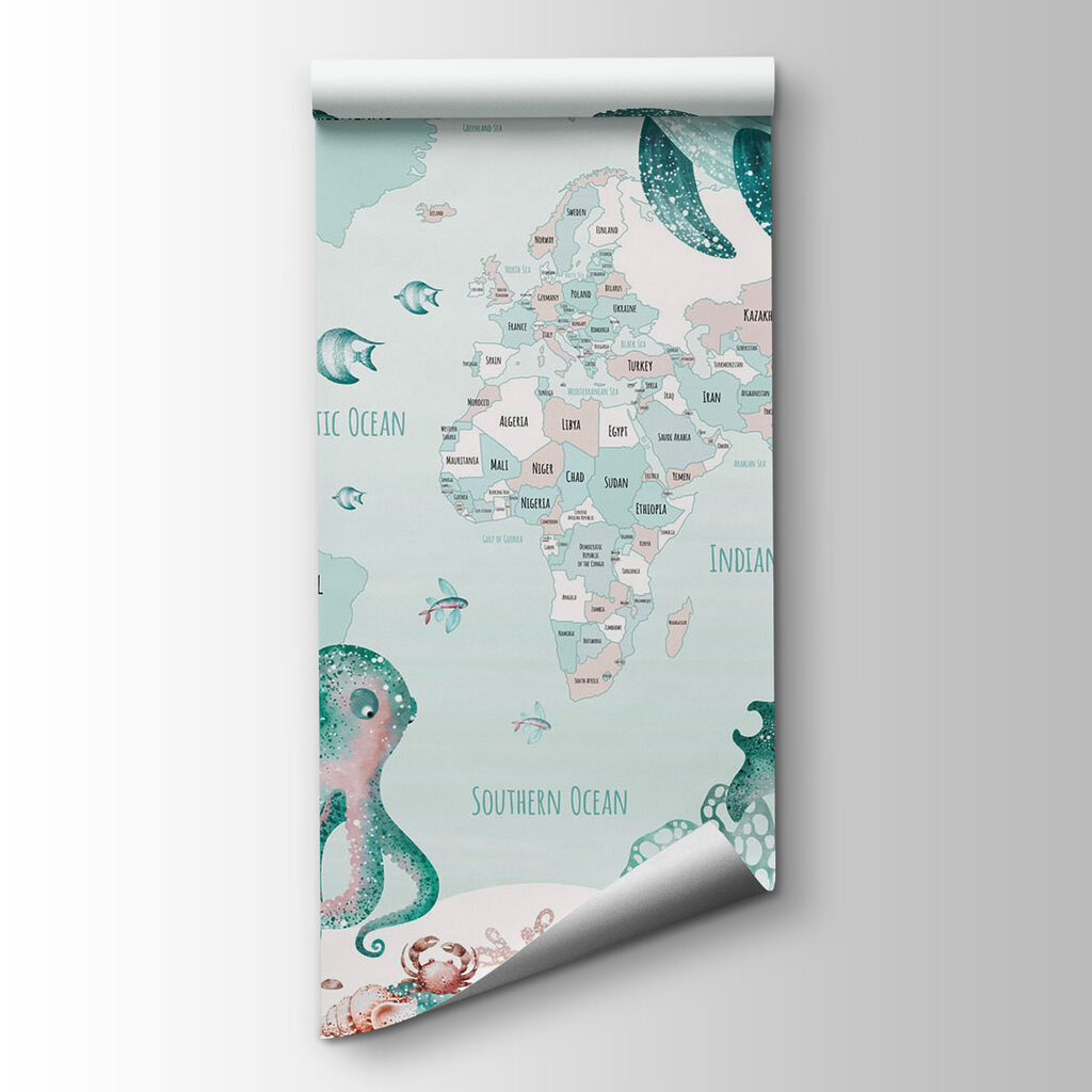 Mořský svět na mapě — zobrazení produktu