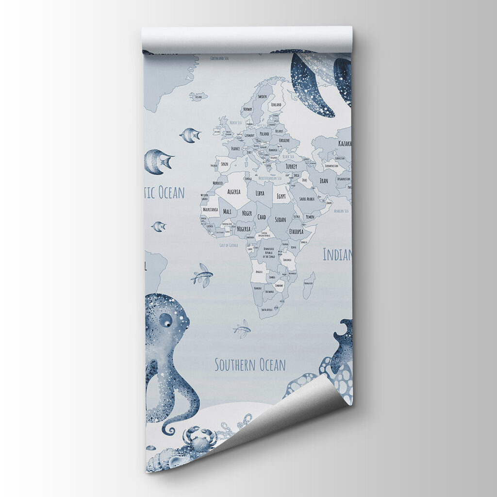 Mořský svět na mapě — zobrazení produktu