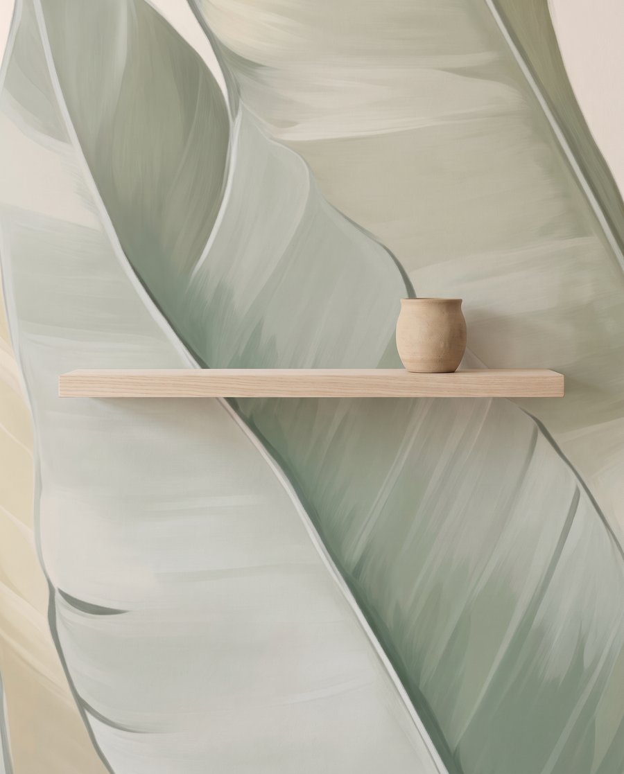 Světlé listy vedle sebe — detail