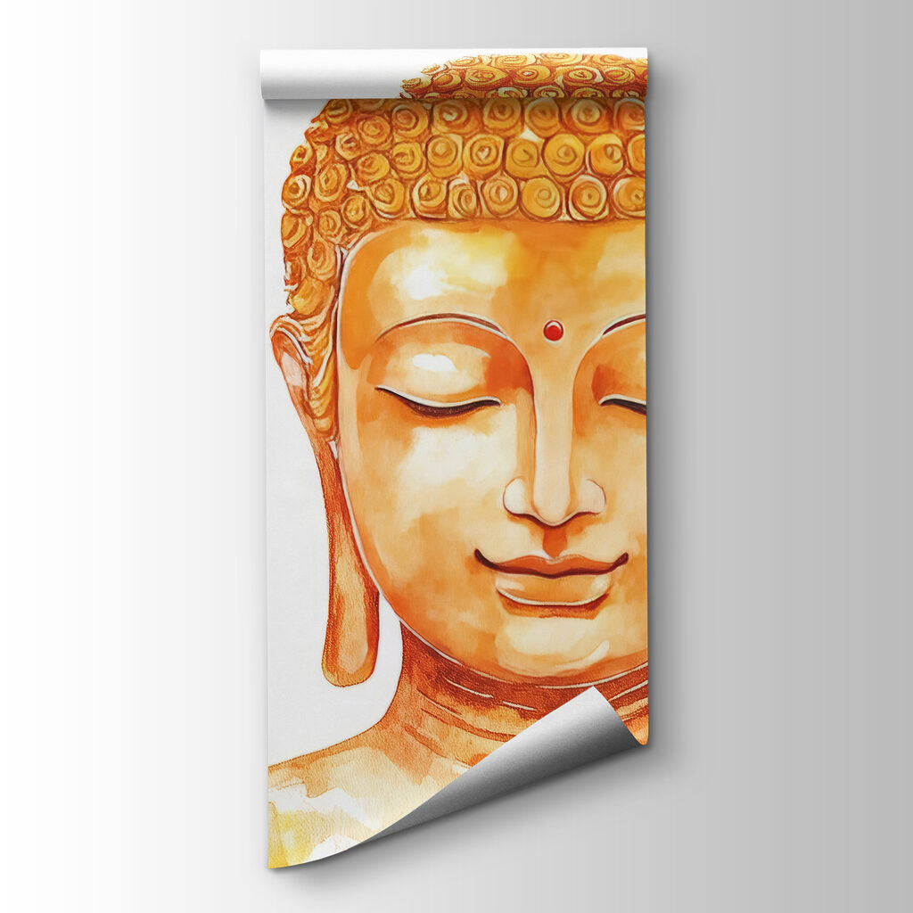 Buddha mezi plnými květy — zobrazení produktu