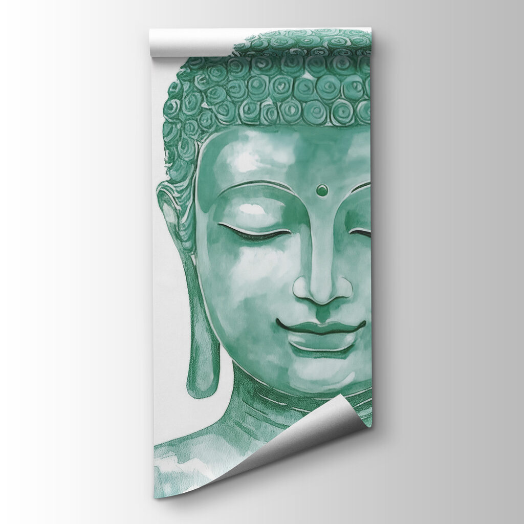 Buddha mezi plnými květy — zobrazení produktu
