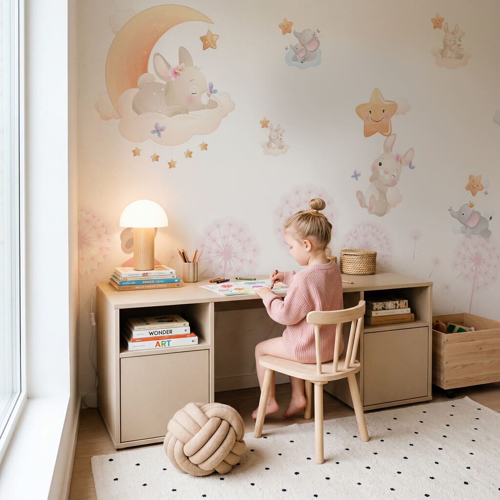 Snová zvířata nad pampeliškami — interiér 3