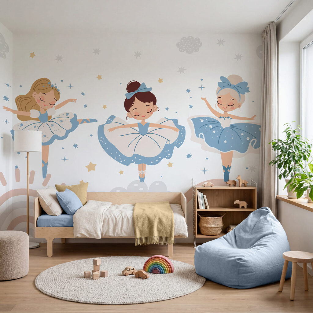 Baletky nad duhou — interiér 1