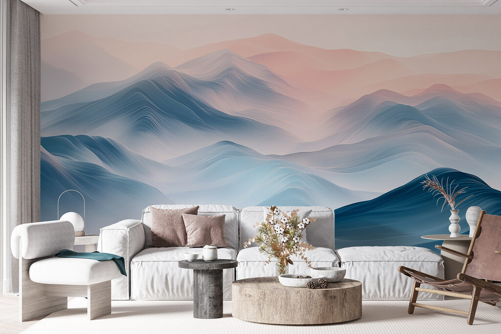 Modré horské vlny — interiér 2
