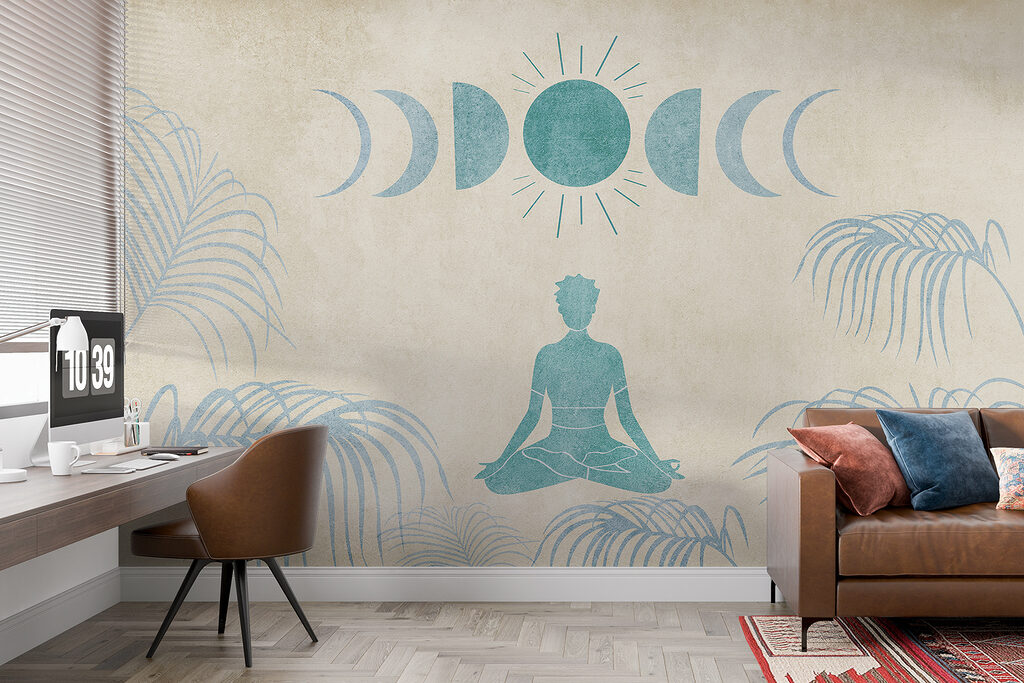 Meditace pod měsícem — interiér 2