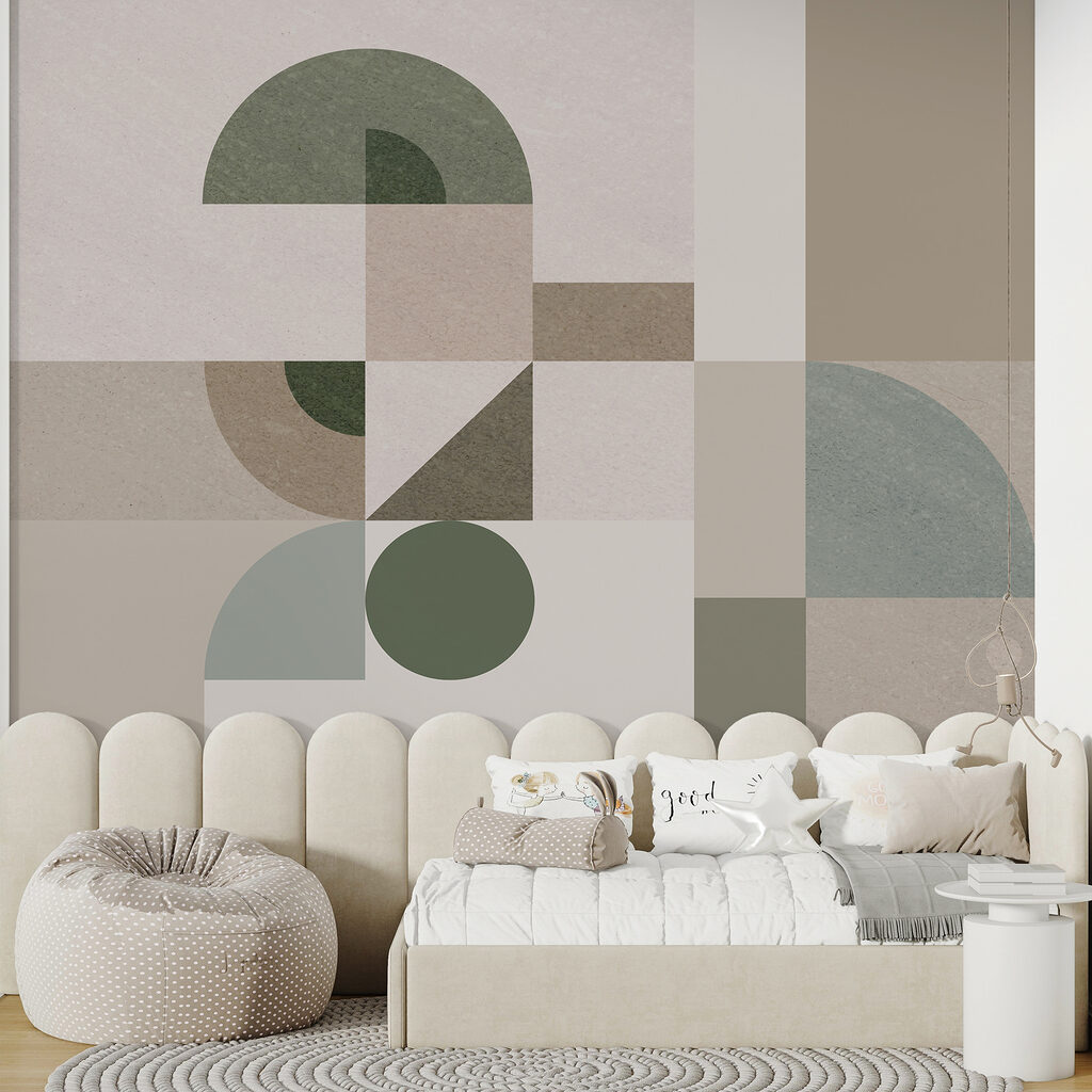 Zelené oblouky v písku — interiér 5