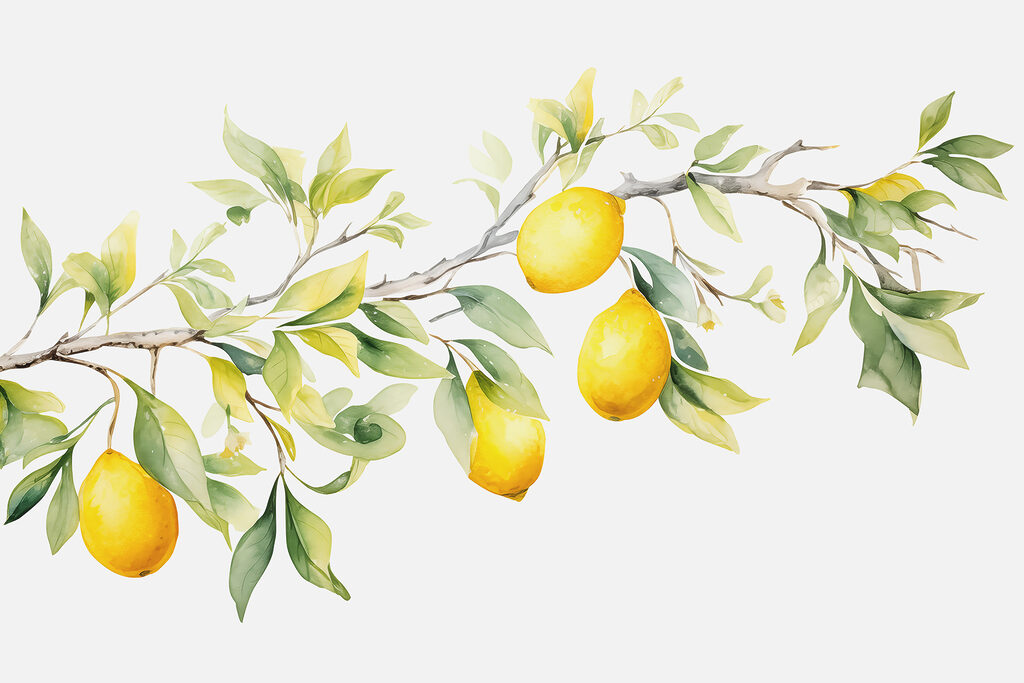 Citronová větev — celý design