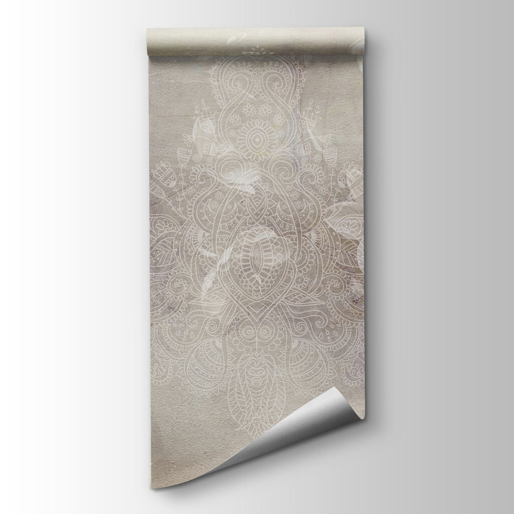 Světlé květy mezi ornamenty — zobrazení produktu