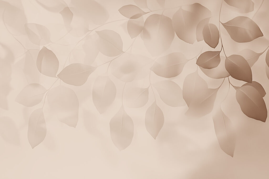 Průhledné vrstvy listů — celý design