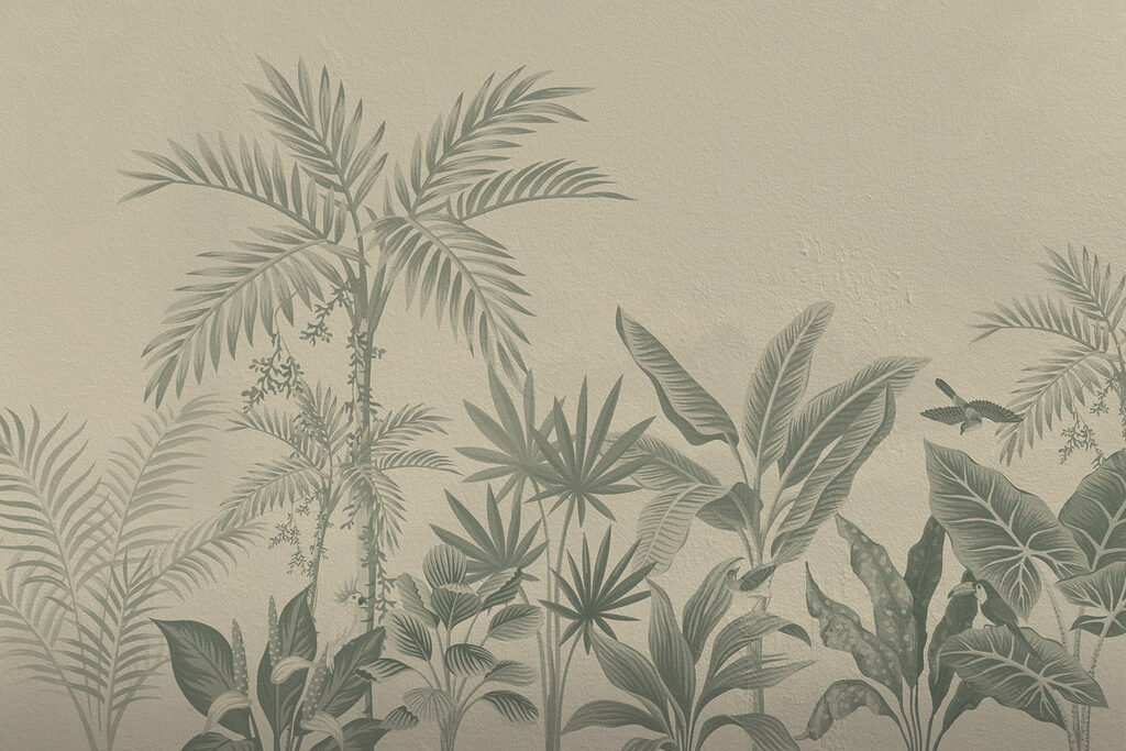 Tropické palmy — celý design